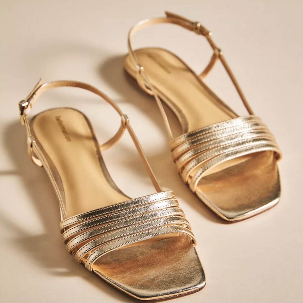 REFORMATION Millie Lattice Flat sandals